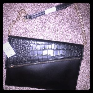 Black clutch purse